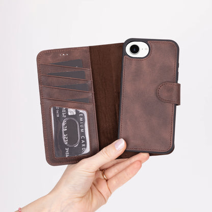Magic iPhone 17E/16E Detachable Leather Wallet Case