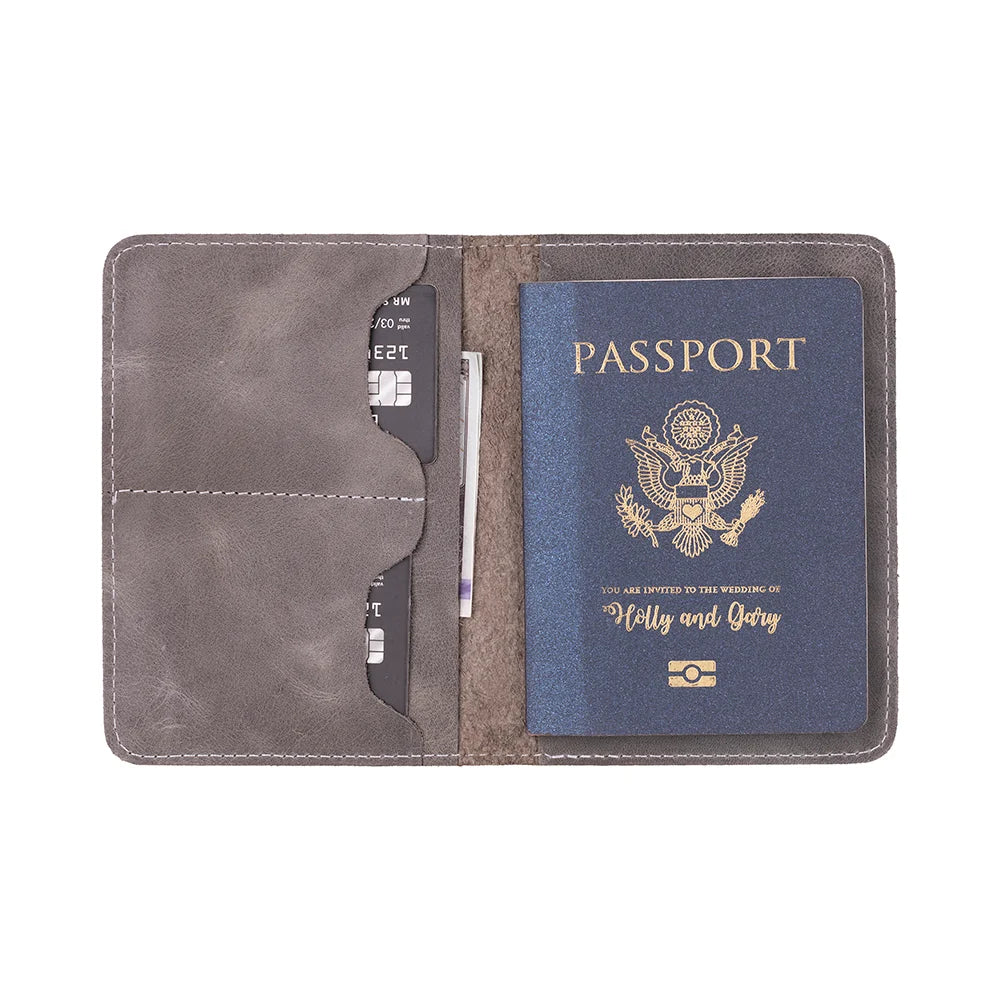 Viaggio Passport Geldbörse aus echtem Leder aus echtem Leder