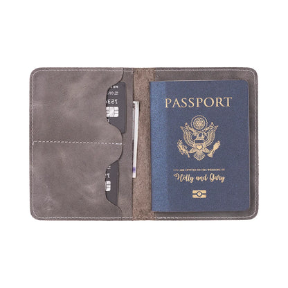 Viaggio Passport Geldbörse aus echtem Leder aus echtem Leder
