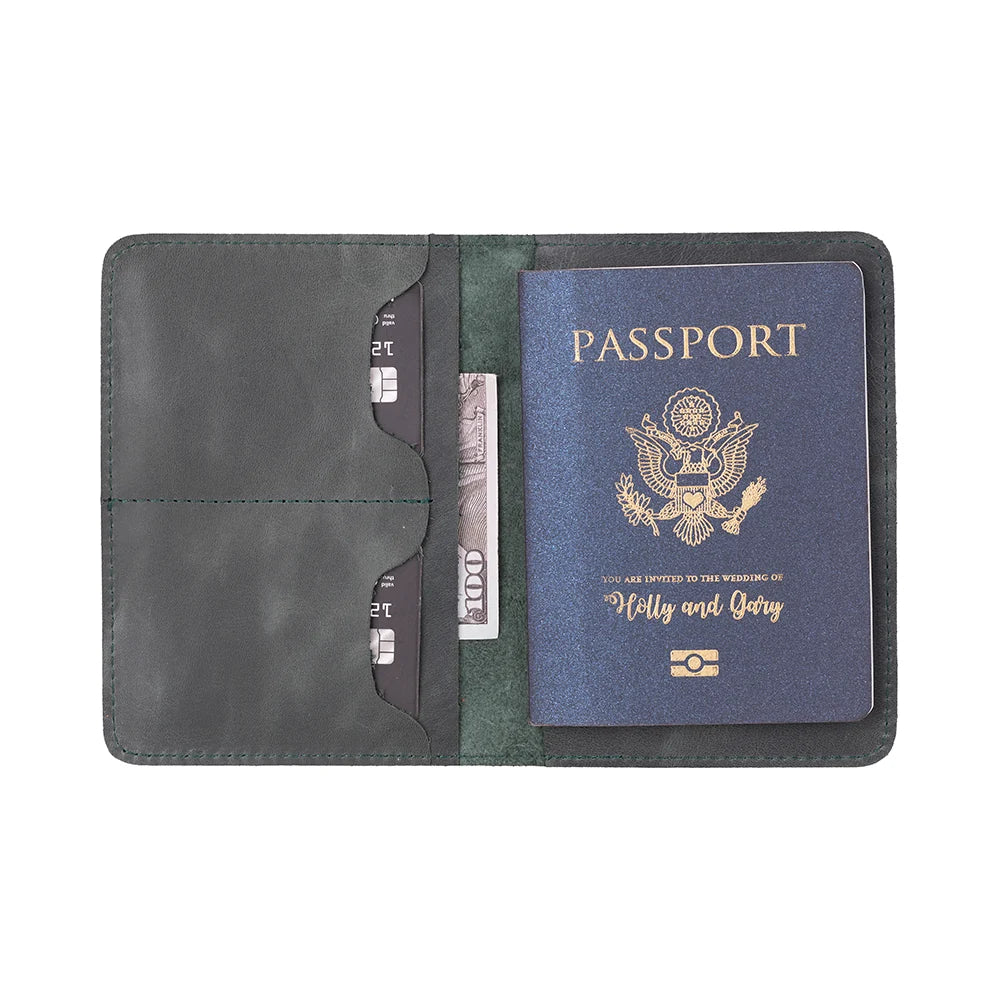 Viaggio Passport Geldbörse aus echtem Leder aus echtem Leder
