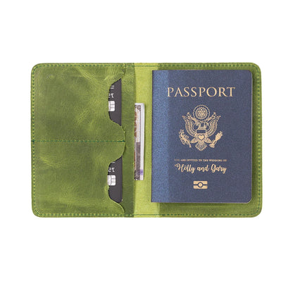 Viaggio Passport Geldbörse aus echtem Leder aus echtem Leder