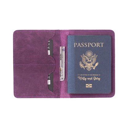 Viaggio Passport Geldbörse aus echtem Leder aus echtem Leder