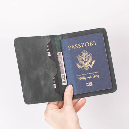Viaggio Passport Geldbörse aus echtem Leder aus echtem Leder