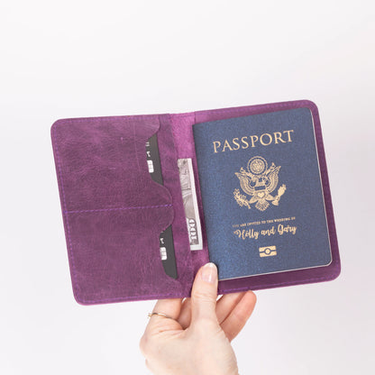 Viaggio Passport Geldbörse aus echtem Leder aus echtem Leder