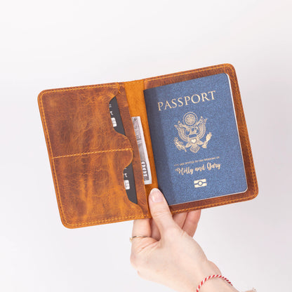Viaggio Passport Geldbörse aus echtem Leder aus echtem Leder