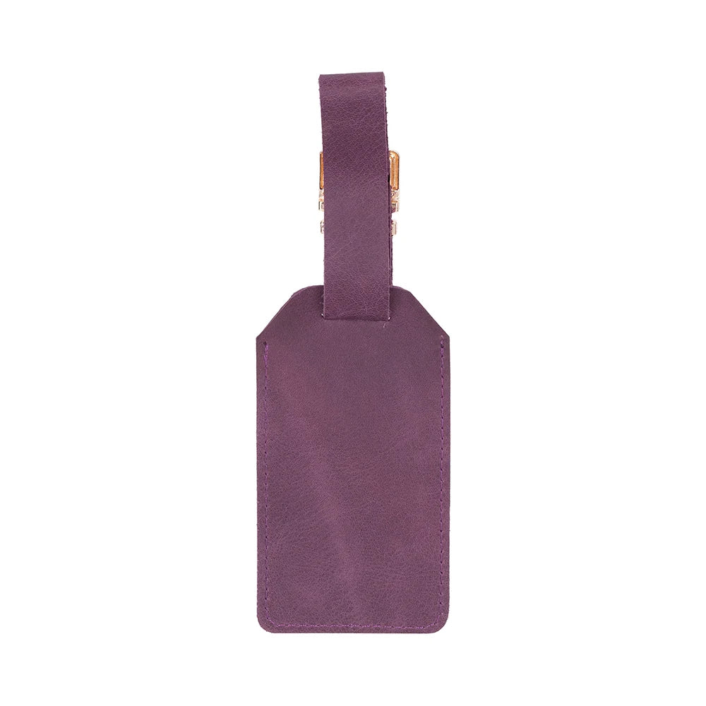Uno Luggage Tag aus echtem Leder aus echtem Leder
