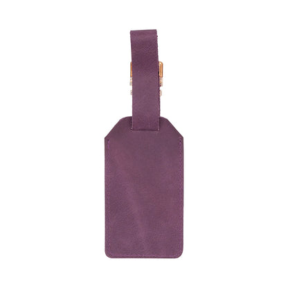 Uno Luggage Tag aus echtem Leder aus echtem Leder
