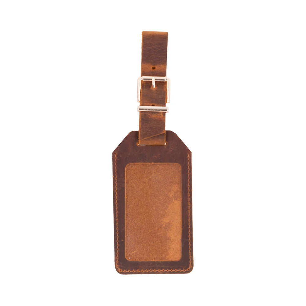 Uno Luggage Tag aus echtem Leder aus echtem Leder