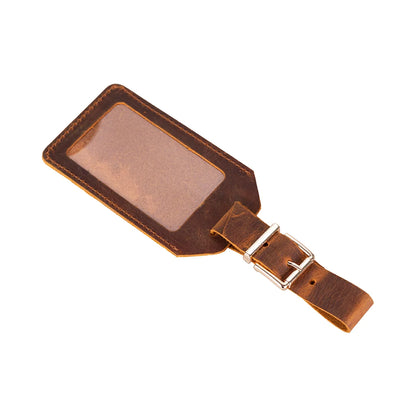 Uno Luggage Tag aus echtem Leder aus echtem Leder