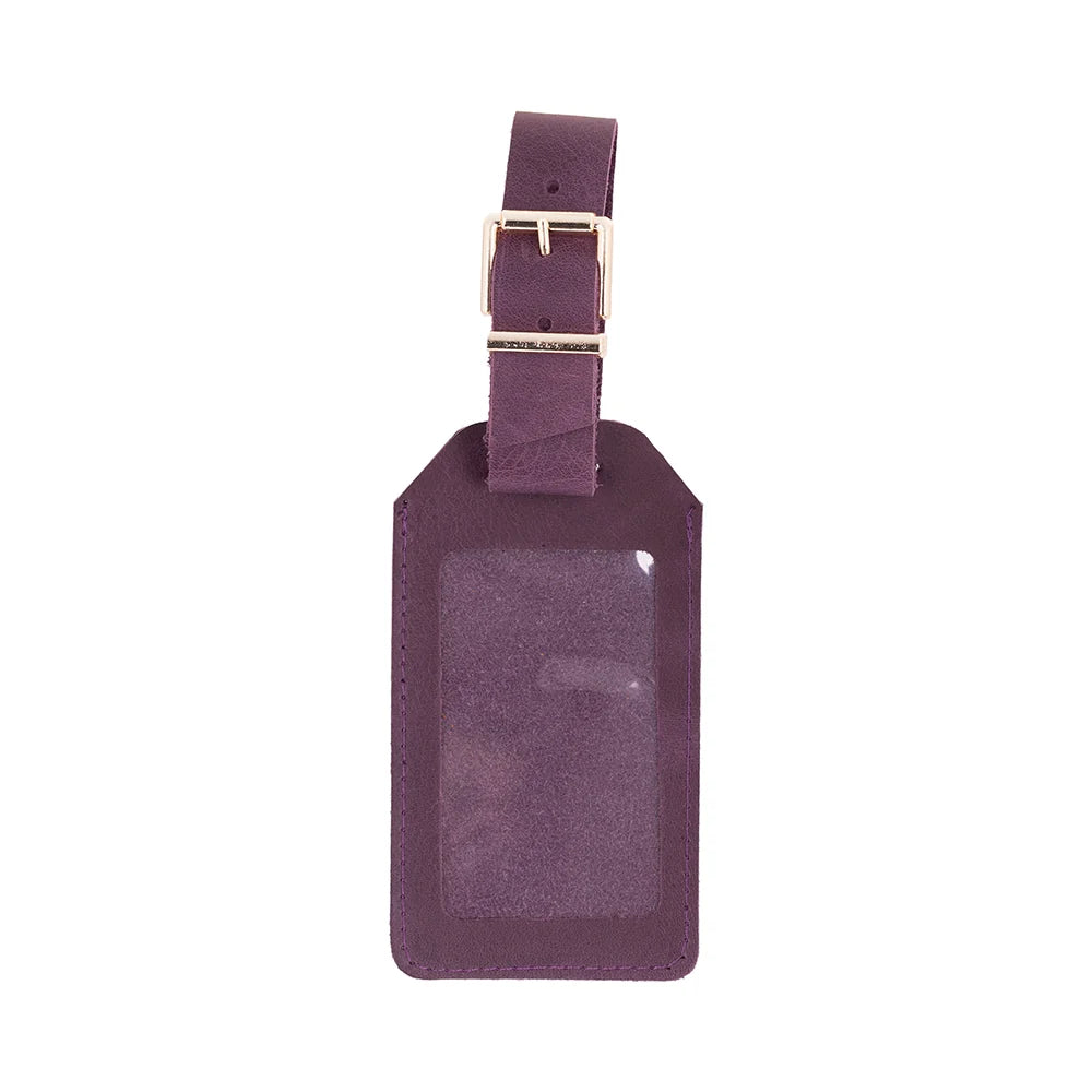 Uno Luggage Tag aus echtem Leder aus echtem Leder