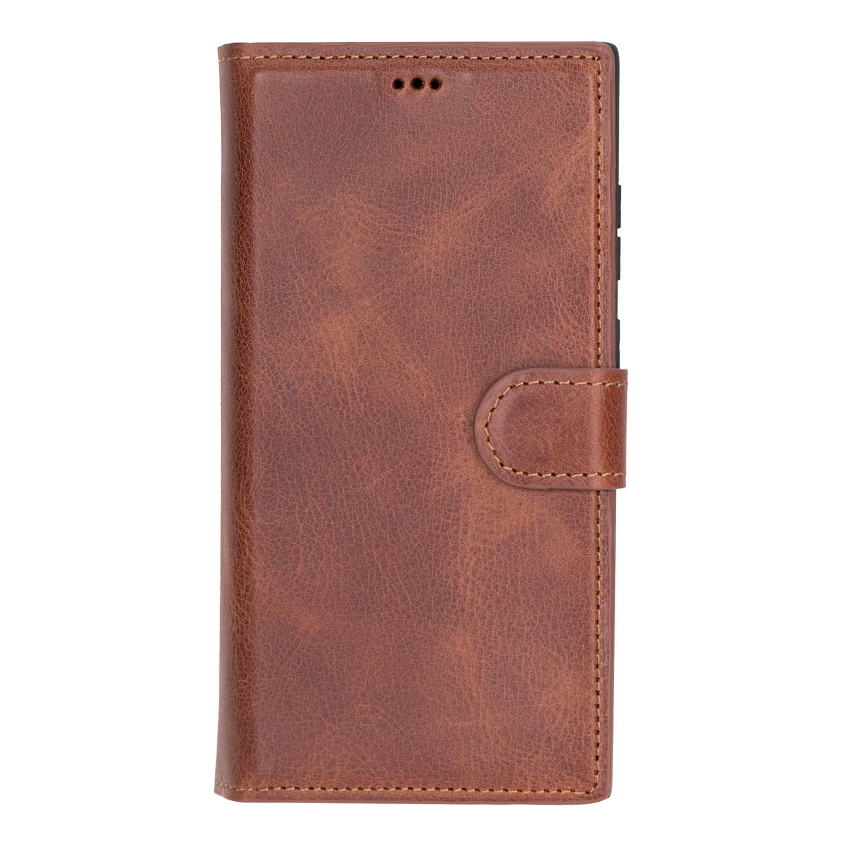 Magic Abnehmbar Leder Wallet Case für Samsung Galaxy S23 Ultra aus echtem Leder