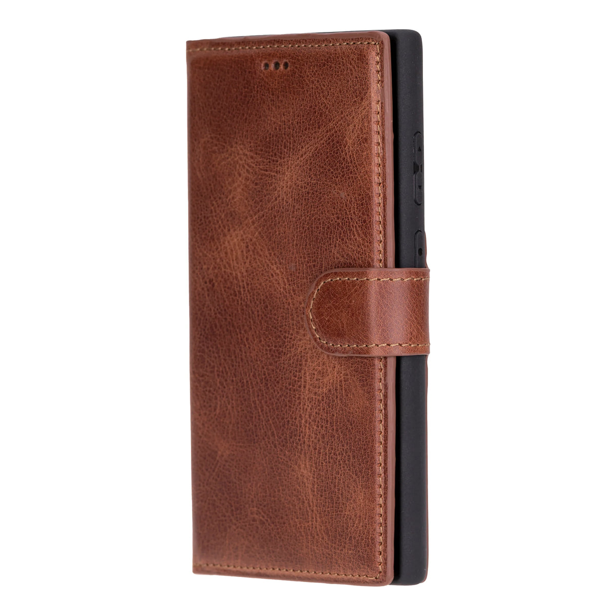 Magic Abnehmbar Leder Wallet Case für Samsung Galaxy S23 Ultra aus echtem Leder