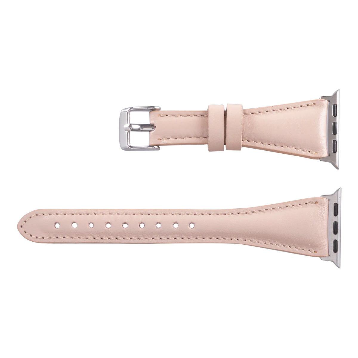 Schmal Lederarmband für Apple Watch aus echtem Leder