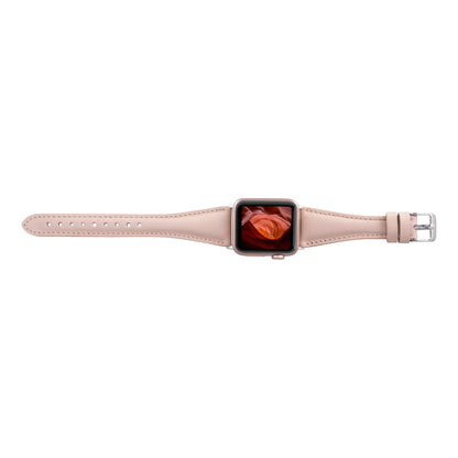 Schmal Lederarmband für Apple Watch aus echtem Leder