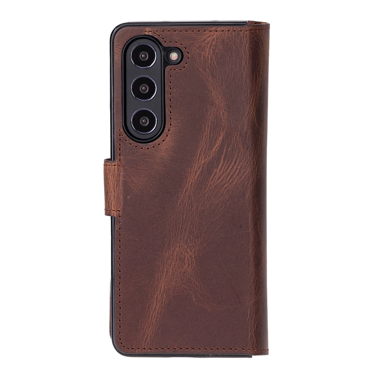 ID Folio Leder Wallet Case für Samsung Galaxy Z Fold5 aus echtem Leder