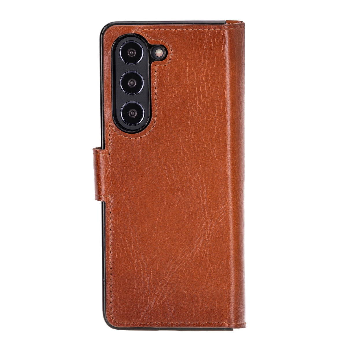 ID Folio Leder Wallet Case für Samsung Galaxy Z Fold5 aus echtem Leder
