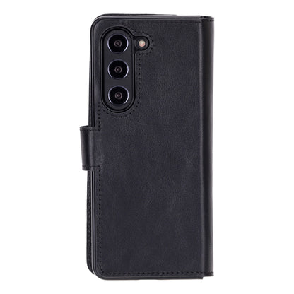 ID Folio Leder Wallet Case für Samsung Galaxy Z Fold5 aus echtem Leder
