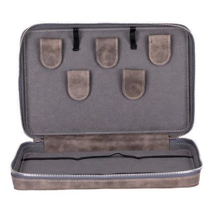 Leather Travel Cable Organizer