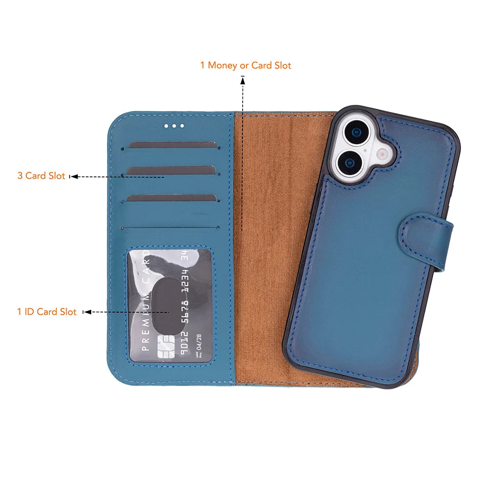 Magic iPhone  17 Leather Detachable Wallet Case