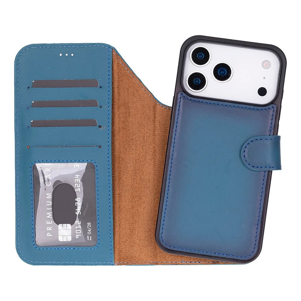Magic iPhone 18 Pro Max Leather Detachable Wallet Case