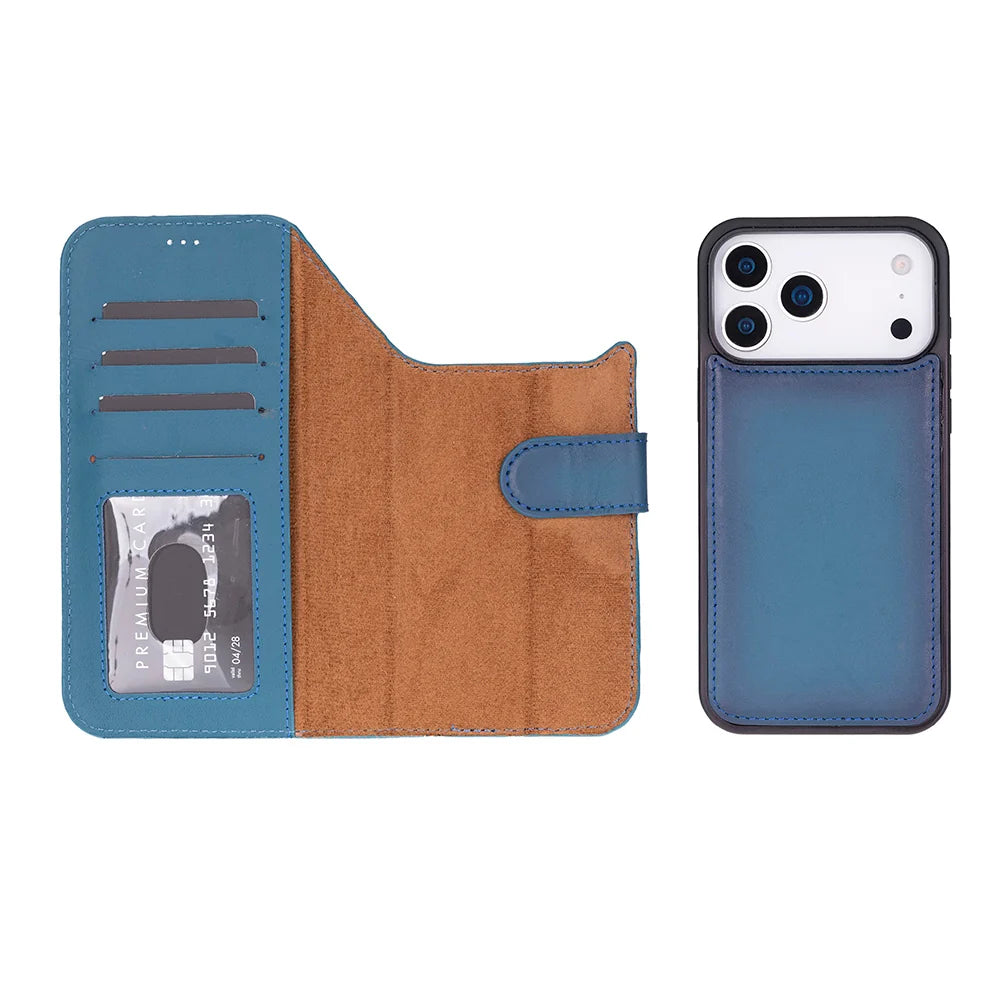 Magic iPhone 18 Pro / 17 Pro Leather Detachable Wallet Case