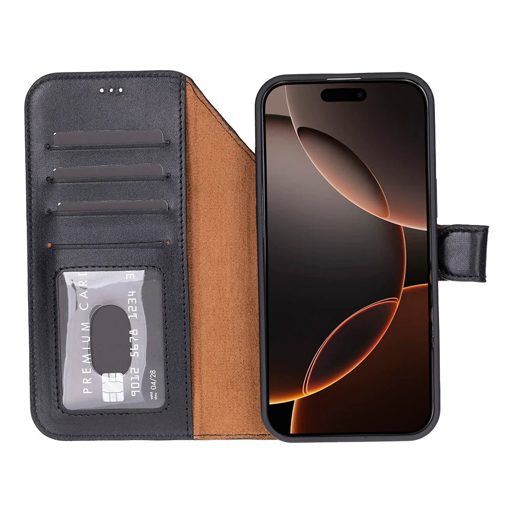 Magic iPhone 18 Pro / 17 Pro Leather Detachable Wallet Case