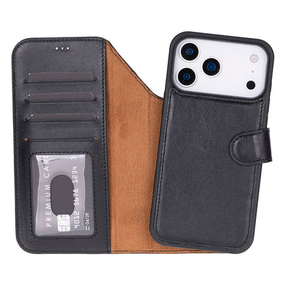 Magic iPhone 18 Pro Max / 17 Pro Max Leather Detachable Wallet Case