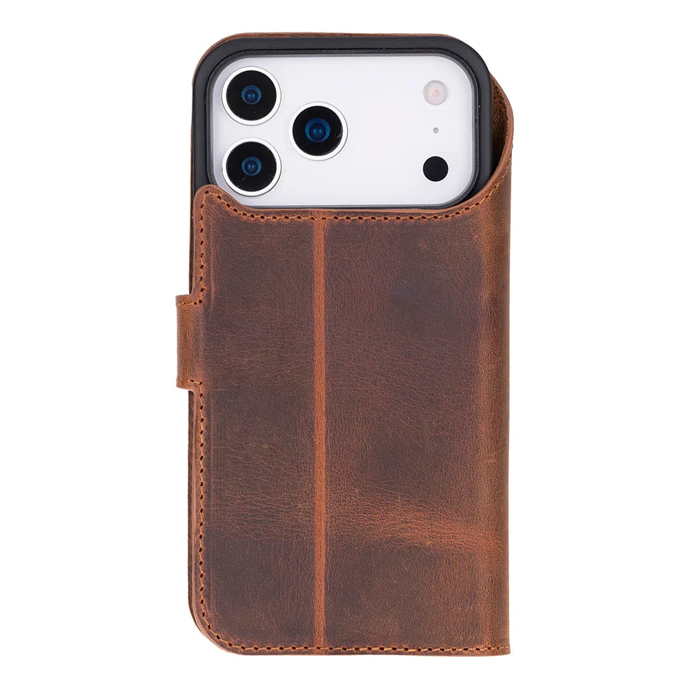 Magic iPhone 18 Pro / 17 Pro Leather Detachable Wallet Case