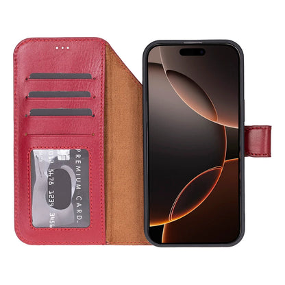 Magic iPhone 18 Pro Max / 17 Pro Max Leather Detachable Wallet Case