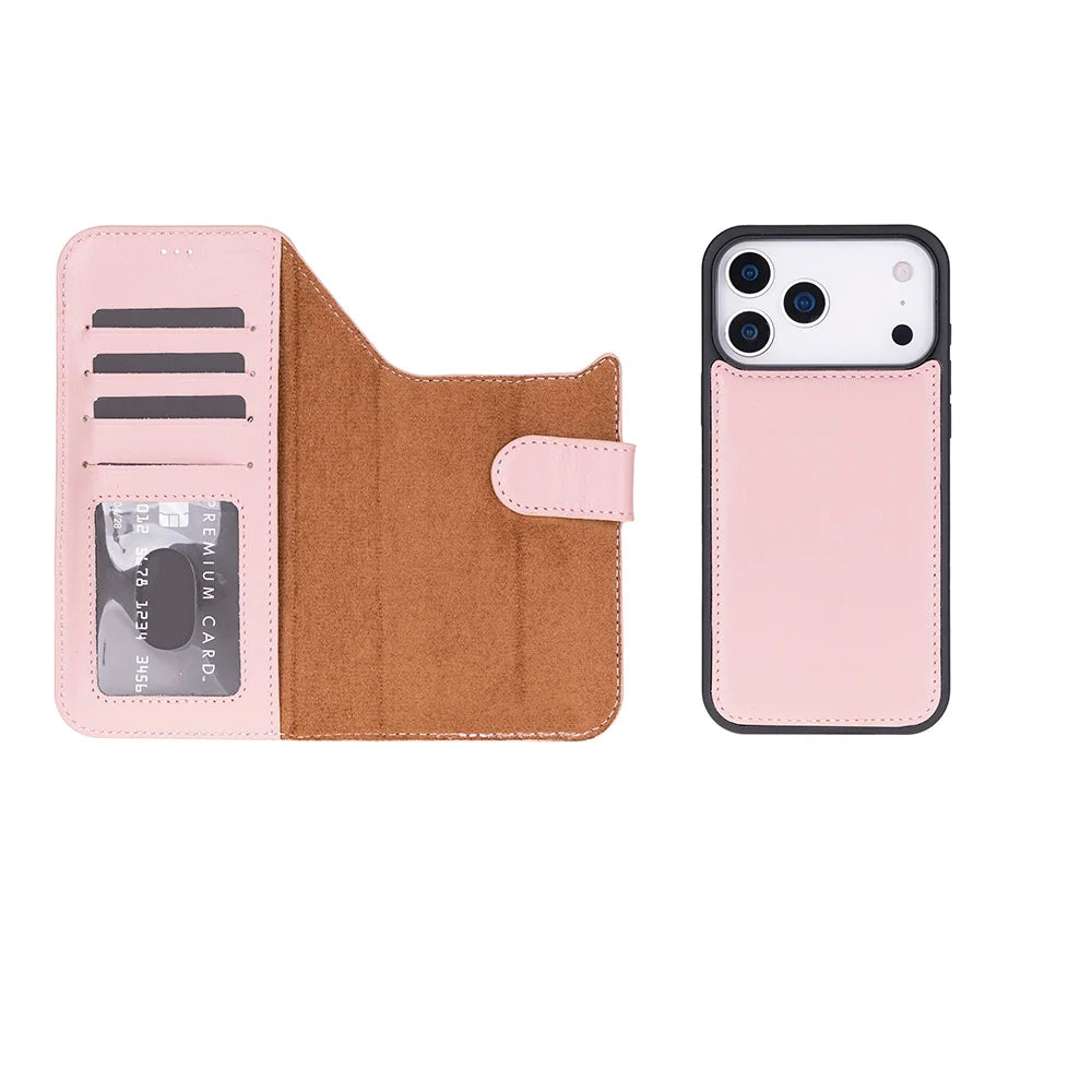 Magic iPhone 18 Pro / 17 Pro Leather Detachable Wallet Case