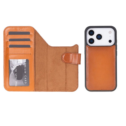 Magic iPhone 18 Pro Max / 17 Pro Max Leather Detachable Wallet Case