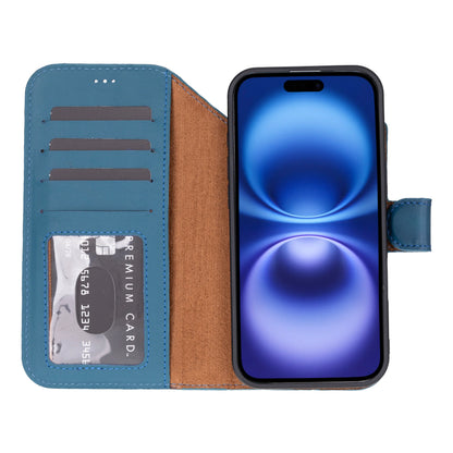 Magic iPhone 17 Air Detachable Leather Wallet Case