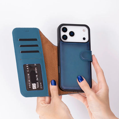 Magic iPhone 18 Pro / 17 Pro Leather Detachable Wallet Case