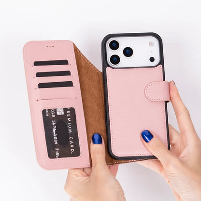 Magic iPhone 18 Pro / 17 Pro Leather Detachable Wallet Case