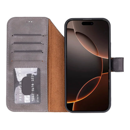 Magic iPhone 18 Pro Max / 17 Pro Max Leather Detachable Wallet Case