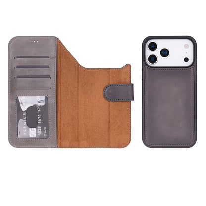 Magic iPhone 18 Pro Leather Detachable Wallet Case