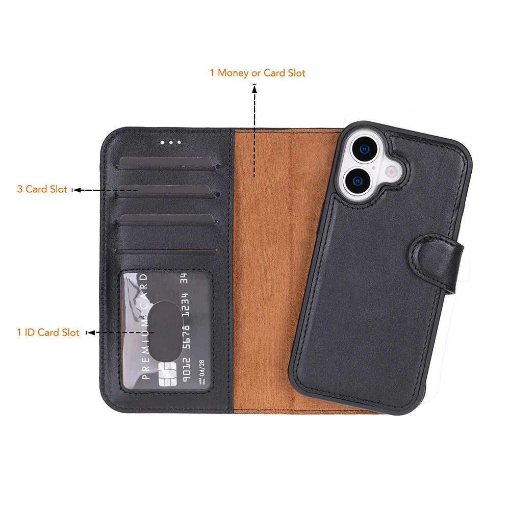 Magic iPhone  17 Leather Detachable Wallet Case