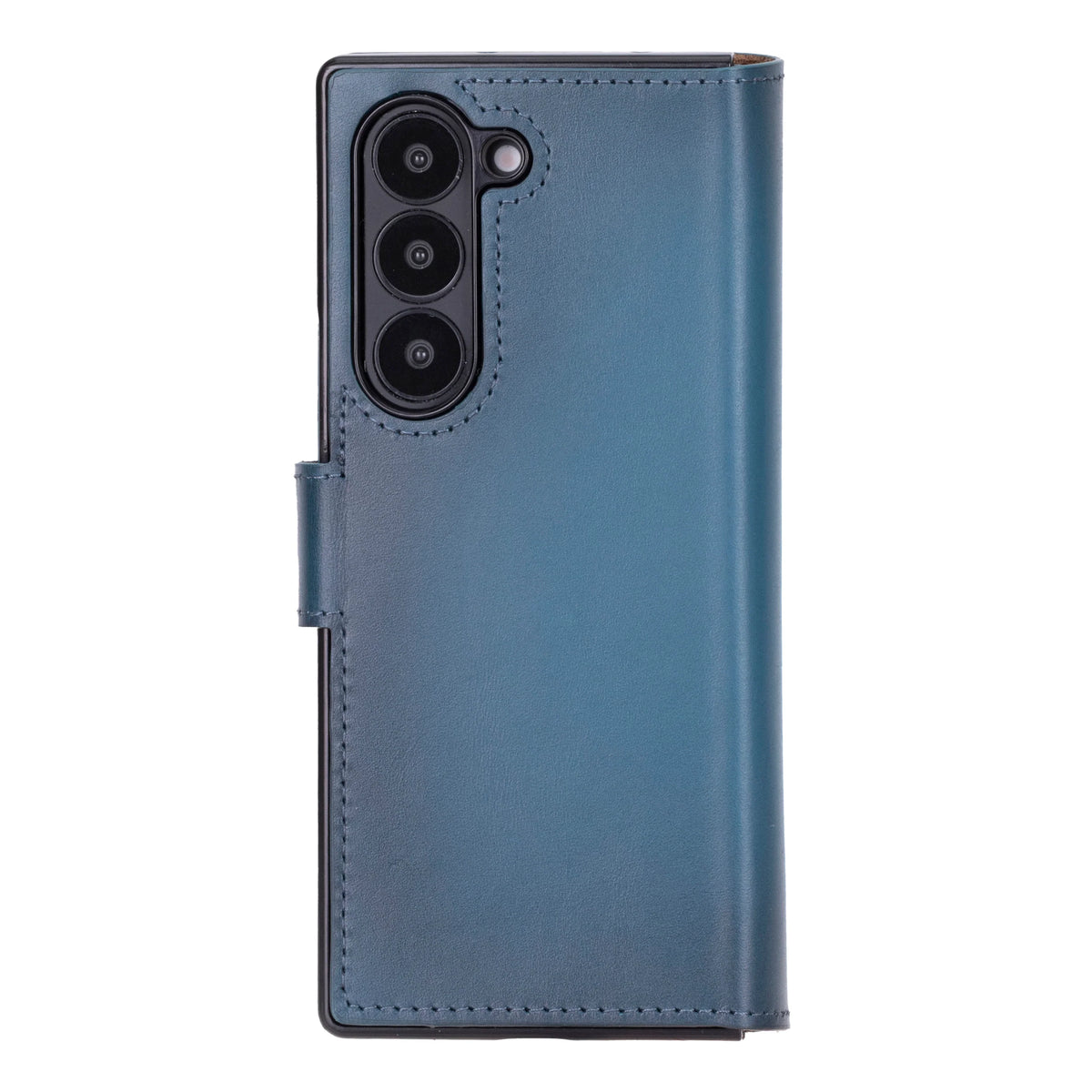 ID Folio Leder Wallet Case für Samsung Galaxy Z Fold 6 aus echtem Leder