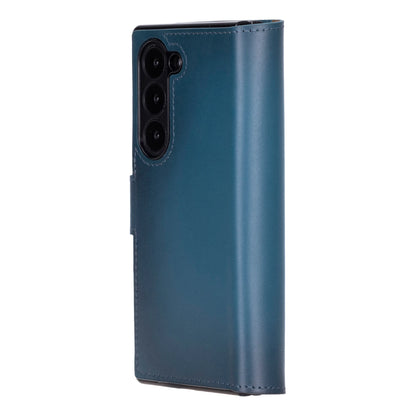 ID Folio Leder Wallet Case für Samsung Galaxy Z Fold 6 aus echtem Leder