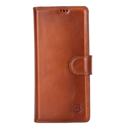 ID Folio Leder Wallet Case für Samsung Galaxy Z Fold 6 aus echtem Leder