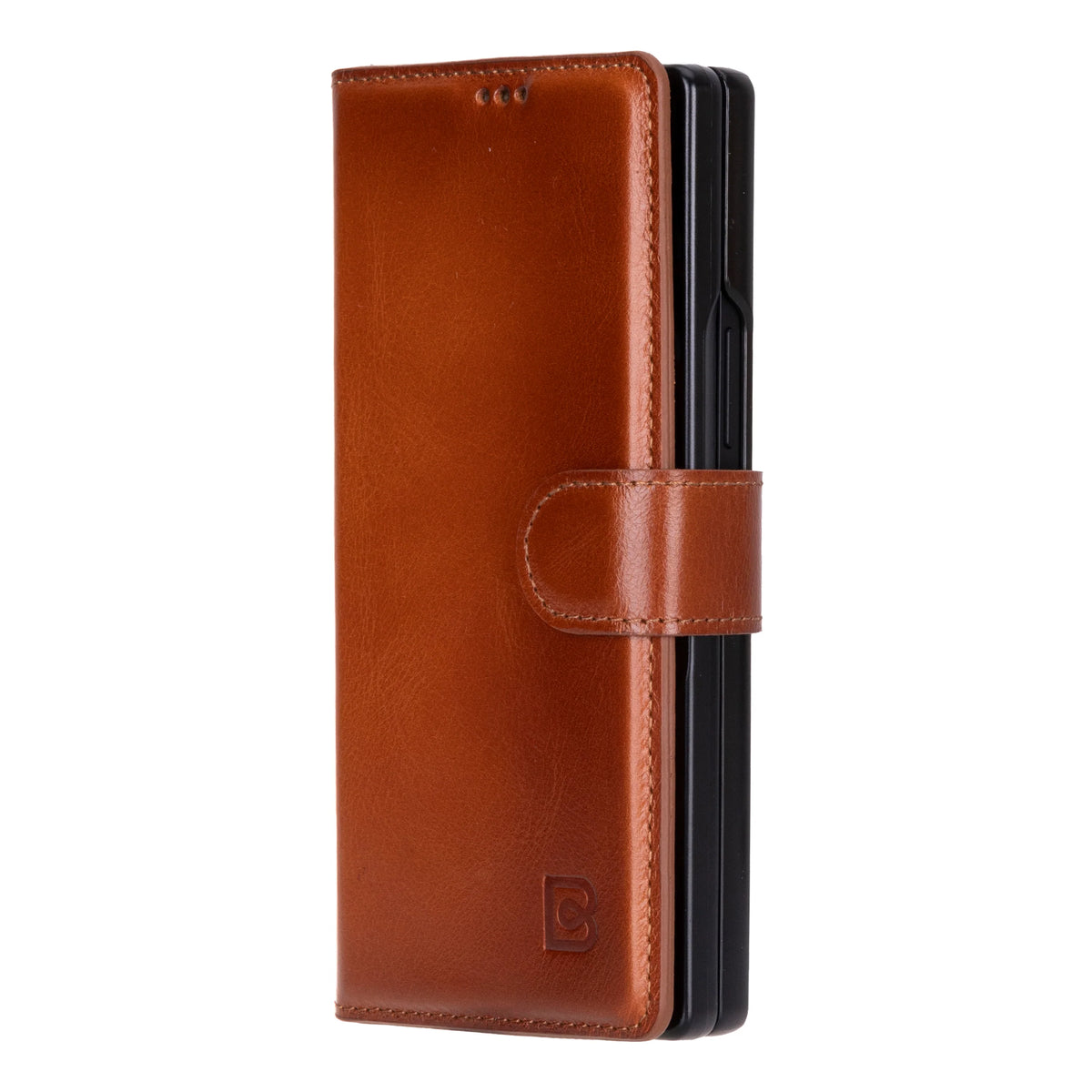 ID Folio Leder Wallet Case für Samsung Galaxy Z Fold 6 aus echtem Leder