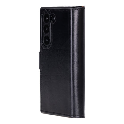 ID Folio Leder Wallet Case für Samsung Galaxy Z Fold 6 aus echtem Leder