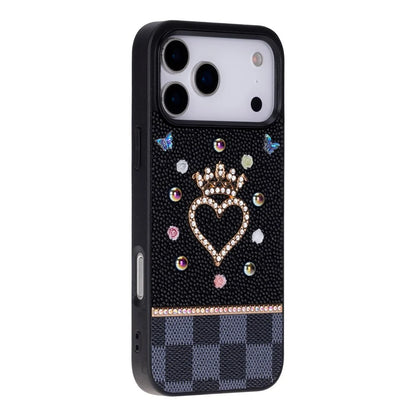 Vissel Heart Crystal Luxury Case for iPhone 18 Pro / 17 Pro