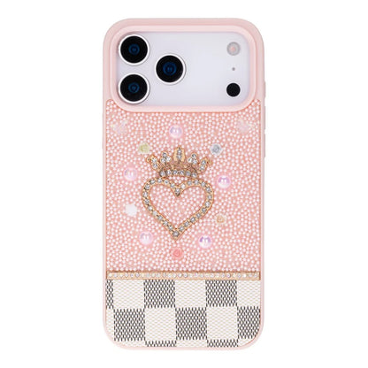 Vissel Heart Crystal Luxury Case for iPhone 18 Pro / 17 Pro