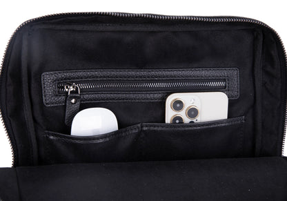 Hidden Castle Leather Backpack
