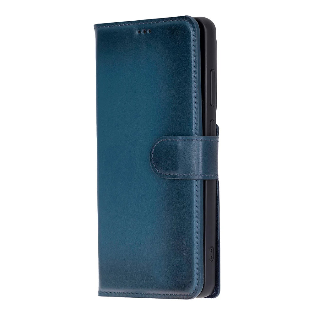Magic Abnehmbar Leder Wallet Case für Samsung Galaxy S26 Ultra aus echtem Leder