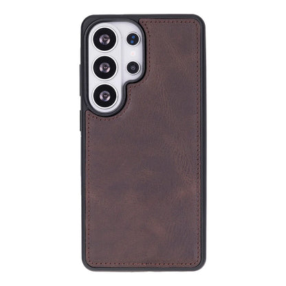 Magic Abnehmbar Leder Wallet Case für Samsung Galaxy S26 Ultra aus echtem Leder