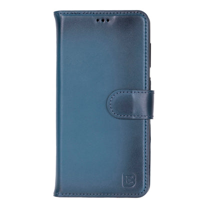 Magic Abnehmbar Leder Wallet Case für Samsung Galaxy S26 aus echtem Leder