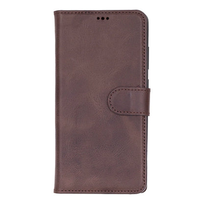 Magic Abnehmbar Leder Wallet Case für Samsung Galaxy S26 Ultra aus echtem Leder