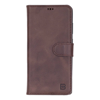 Magic Abnehmbar Leder Wallet Case für Samsung Galaxy S26 Ultra aus echtem Leder